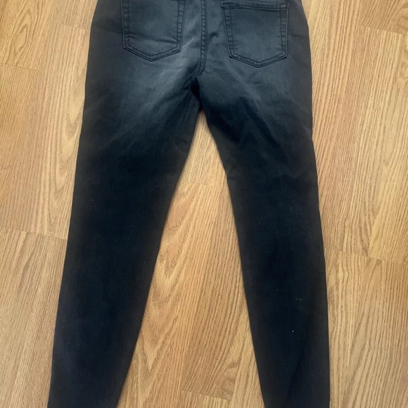 Distressed Black Jeans for Women - Picture 2 of 6